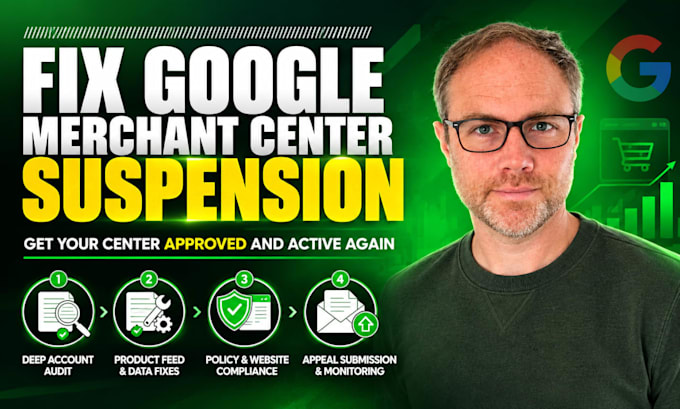 fix google merchant center suspension, gmc misrepresentation, gtin, feed errors