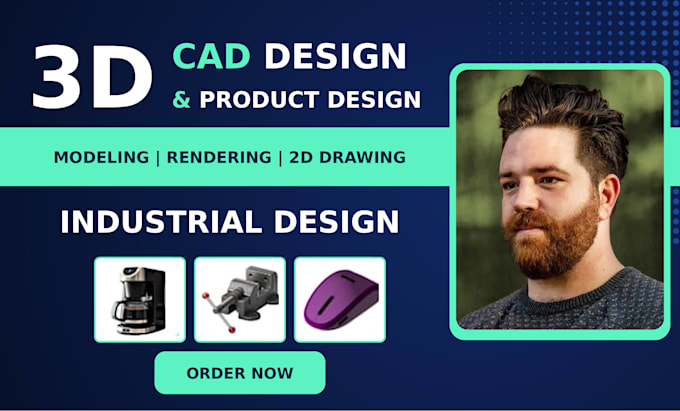 do 3d product modeling 3d cad modeling, photorealistic and 3d product rendering