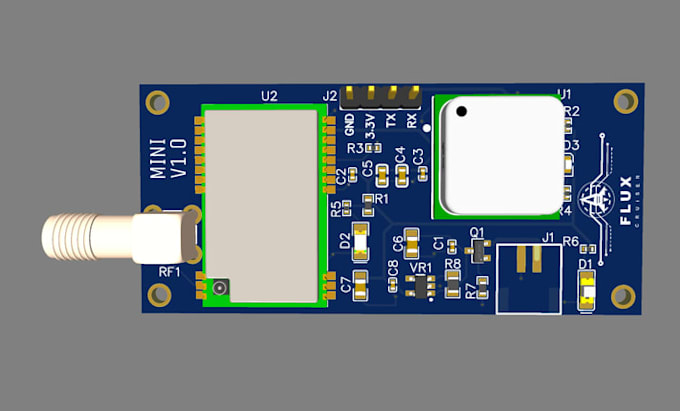 design wifi bluetooth lora gps wireless rf pcb for manufacturing