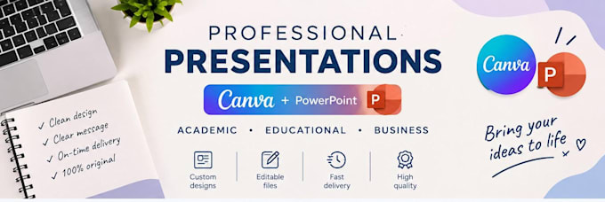 desing professional canva and power point