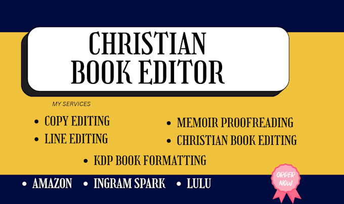 copy edit, line edit memoir final book proofreading, christian book format KDP