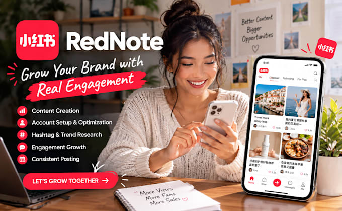 manage your rednote xiaohongshu account and create engaging content
