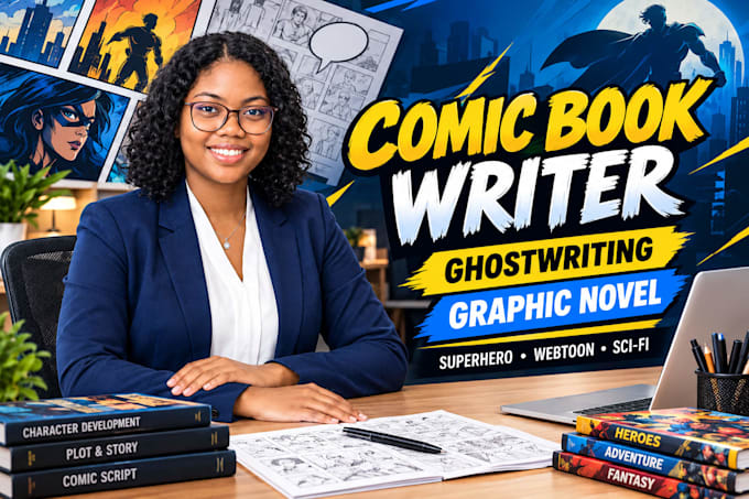 ghostwrite comic book scripts webtoons script comic writer graphic novel