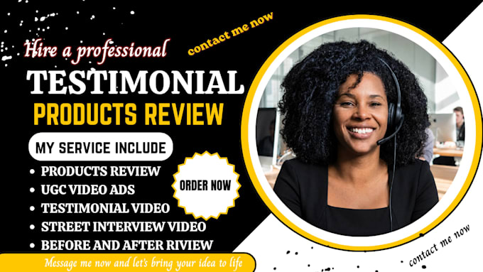 create authentic ugc testimonial products review for your brand