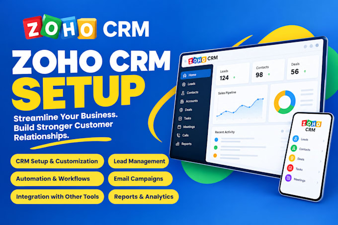 zoho crm setup as  zoho one expert