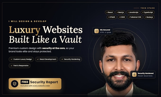 built a premium luxury website design and development