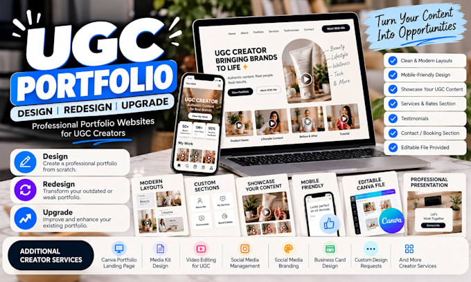 design ugc portfolio website redesign ugc portfolio upgrade ugc portfolio