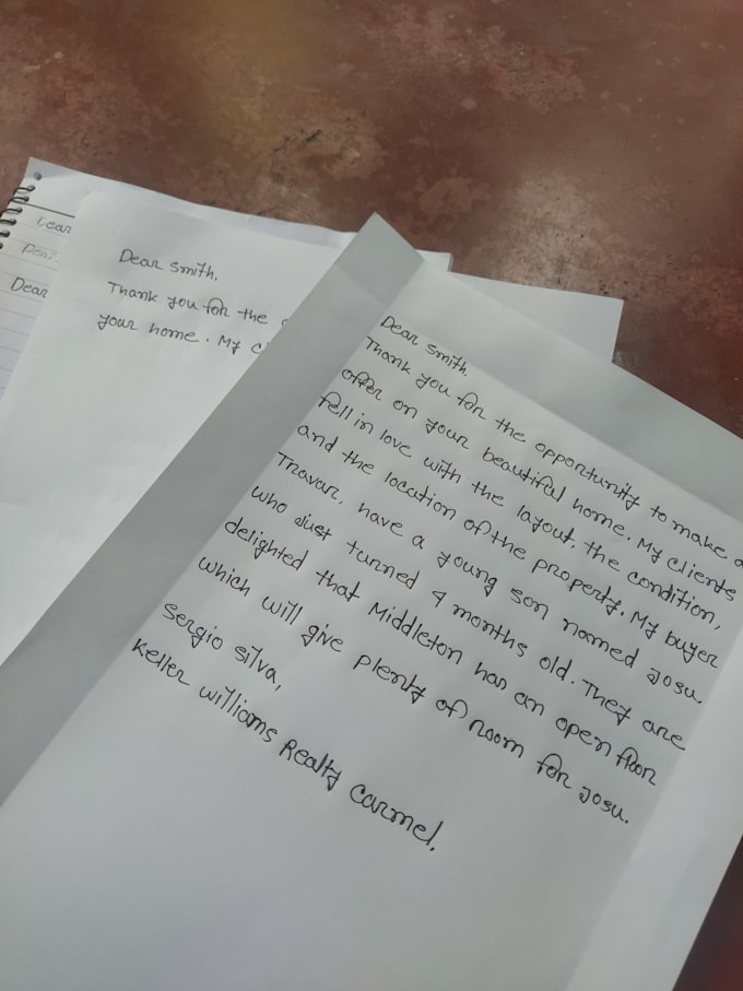 write anything with my beautiful handwriting