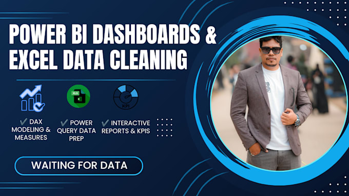 clean, transform, and build interactive power bi dashboards from excel data