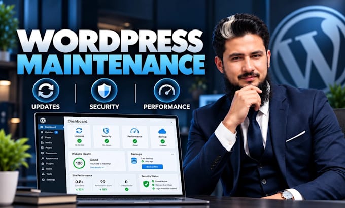 provide monthly wordpress website maintenance, updates and support