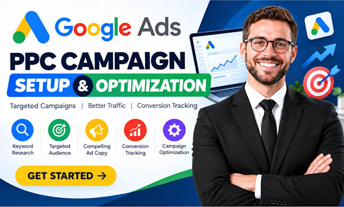setup and optimize google ads and PPC campaigns with conversion tracking