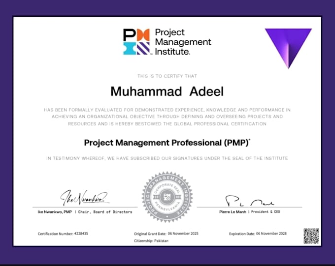provide professional iso, hse, pmp and safety documentation