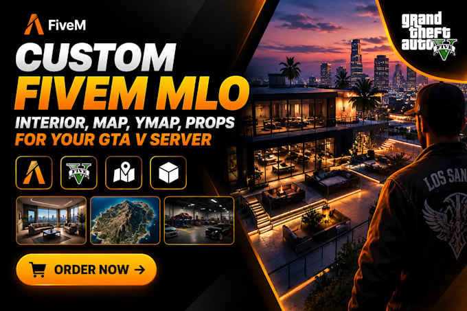 create custom fivem mlo interior, map, ymap, props for your gta v server