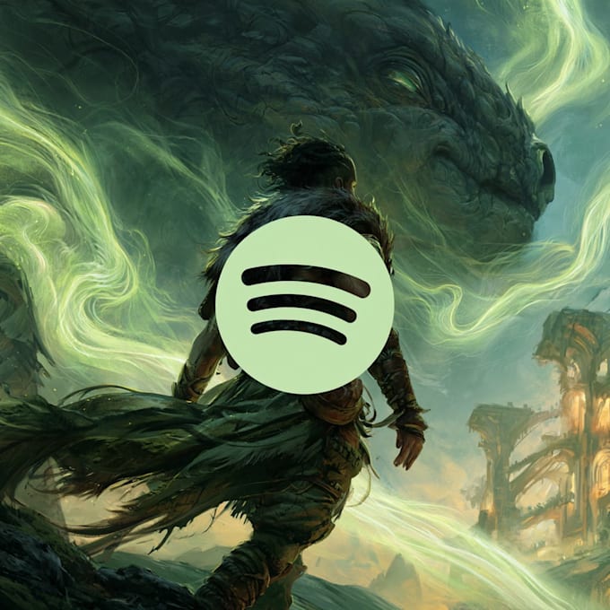 design dreamy surreal spotify album cover