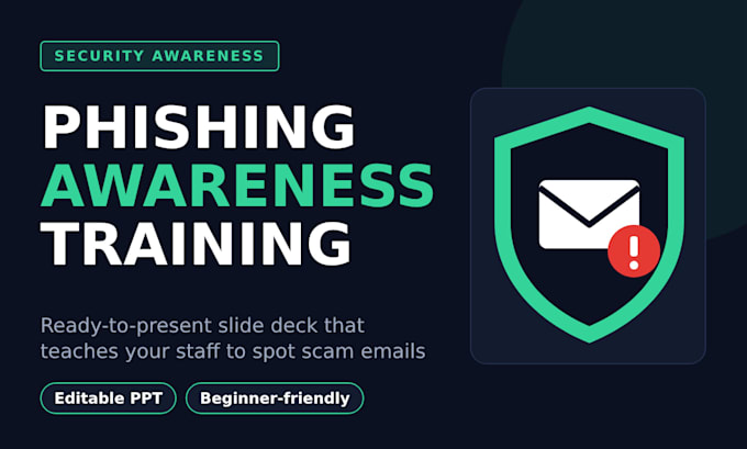 create cybersecurity awareness training for your staff