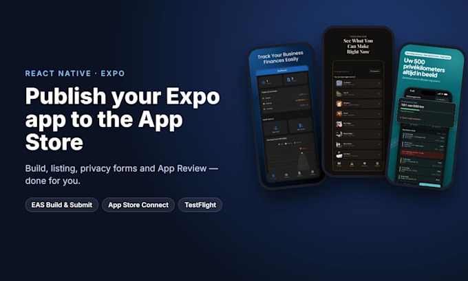 publish your react native expo app to the apple app store