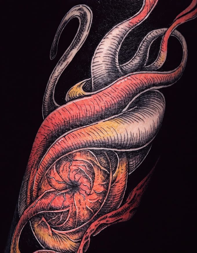 create unique custom tattoo any tattoo design, tattoo artist