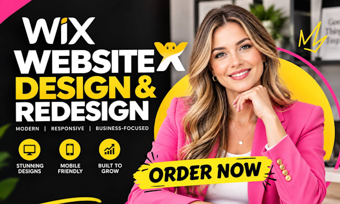 build wix website design, wix website redesign, ecommerce website development
