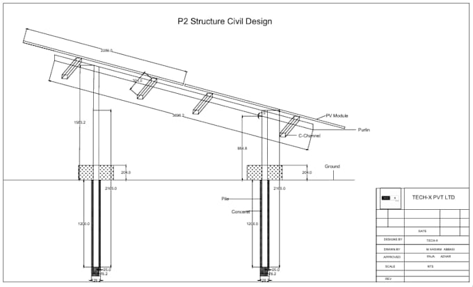 design solar pv layout in autocad with string plan and sld