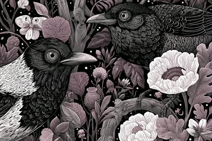 make a linocut t shirt design for brands