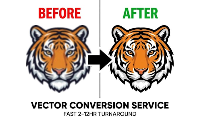 convert image to vector, recreate logo and vectorize my image as a vector file
