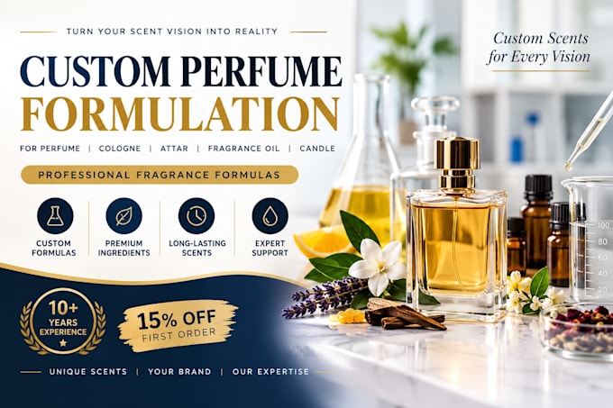 formulate custom perfume, cologne, attar and fragrance oil