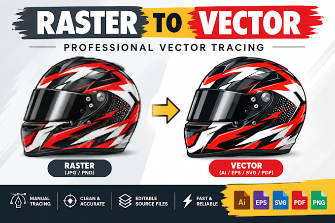 convert raster image to vector manually