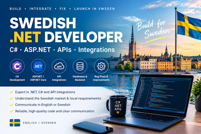be your csharp dotnet developer for apis integrations and bug fixes