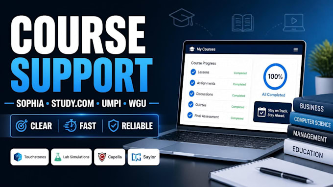 do lab simulation, sophia, touchstones, umpi, capella, wgu, studycom, saylor