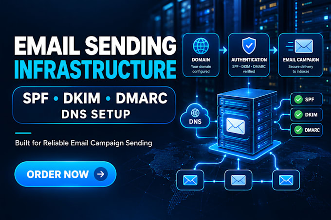 set up email sending infrastructure for your email campaigns