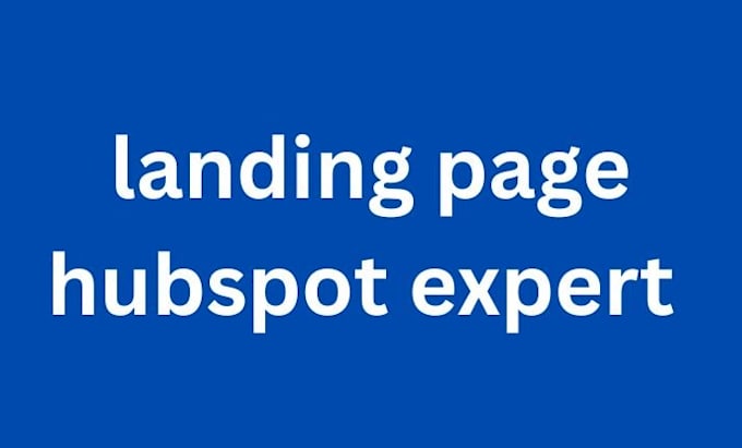 hubspot landiing page design