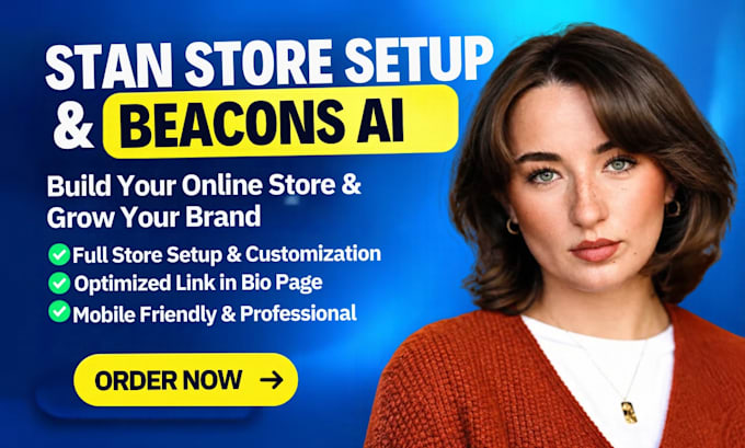 setup stan store, stan store design, stan store marketing, beacons ai