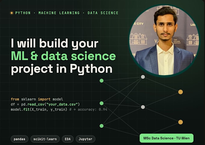 build machine learning and data science projects in python