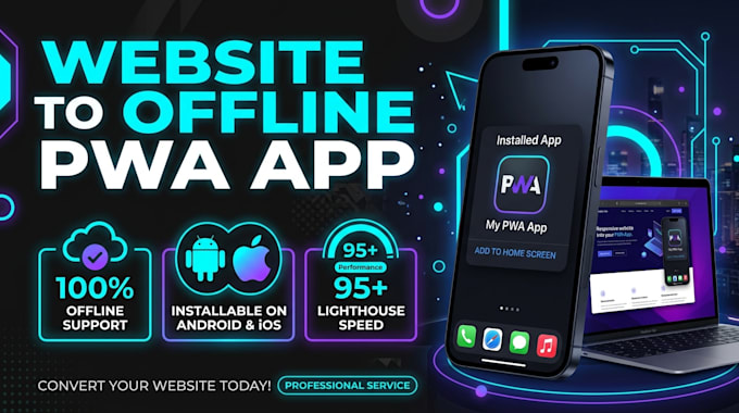 convert your website into a pwa or mobile app