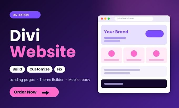build, customize, and fix your divi website