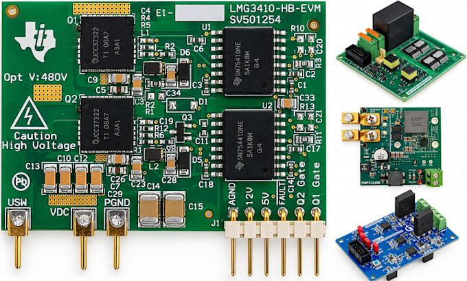 design power semiconductor mosfet igbt sic and gan pcb