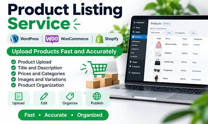 upload products to wordpress woocommerce and shopify