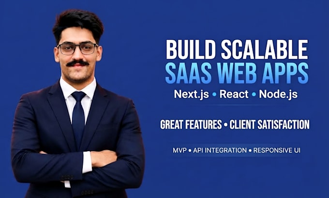 build a scalable saas web app with nextjs and react