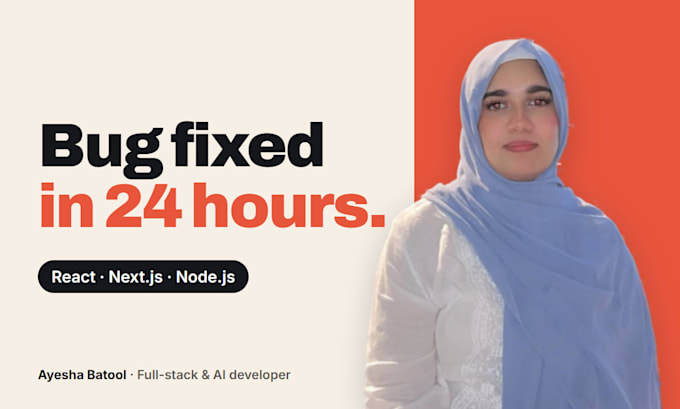 fix react, nextjs and nodejs bugs, errors and deployment issues fast