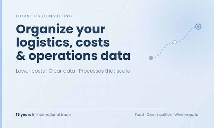 help you organize and optimize your logistics data costs and operations