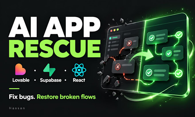 fix your lovable or ai built app, supabase auth, apis and deployment