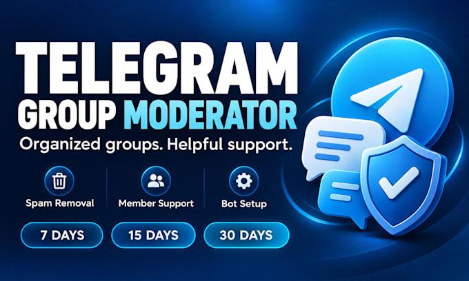 moderate and manage your telegram community