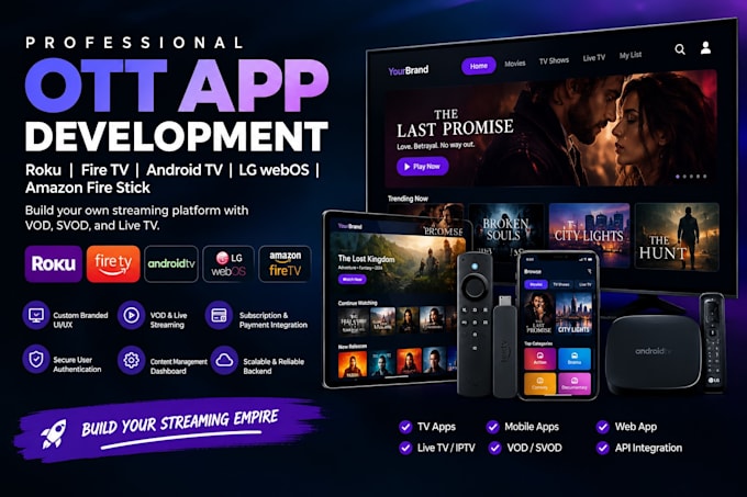 do roku fire tv android tv ott app vod subscription lg webos amazon fire stick