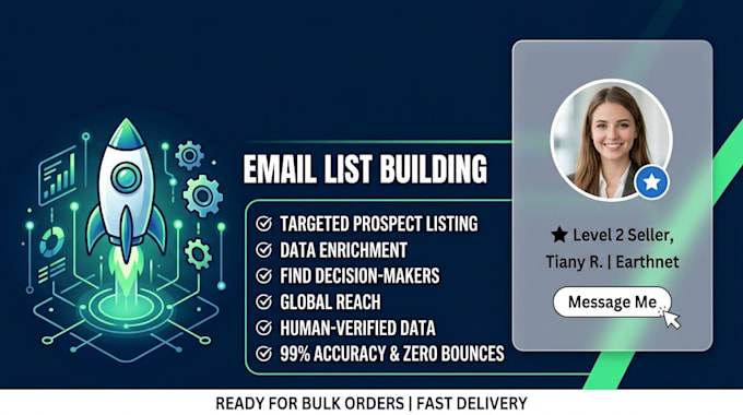 do data enrichment, lead generation, email list and prospect finding