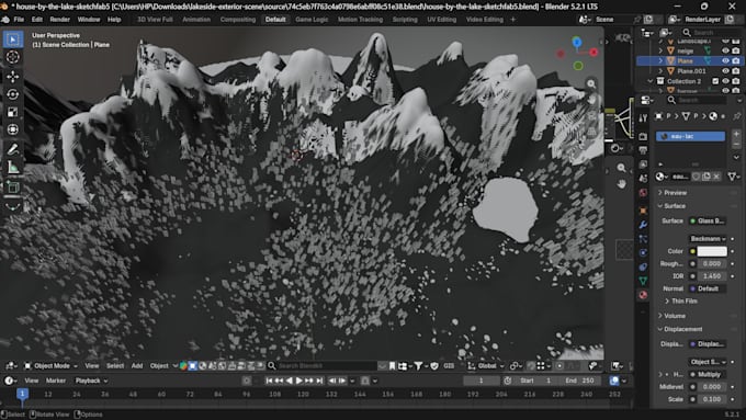 build a custom cinema 4d scene or blender environment