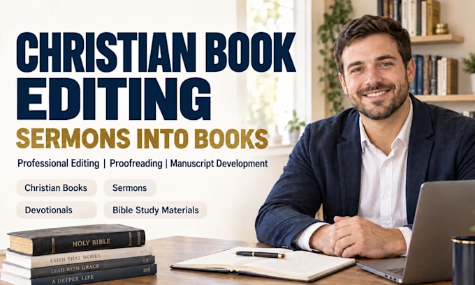 edit christian books, sermons, devotionals and turn sermons into books