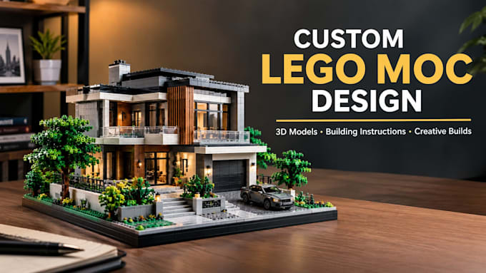 design custom lego moc models and building instructions