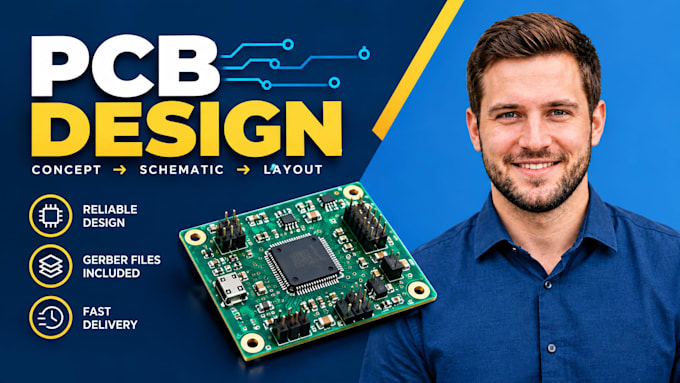 do pcb design, pcb schematic and circuit design, kicad pcb layout or altium