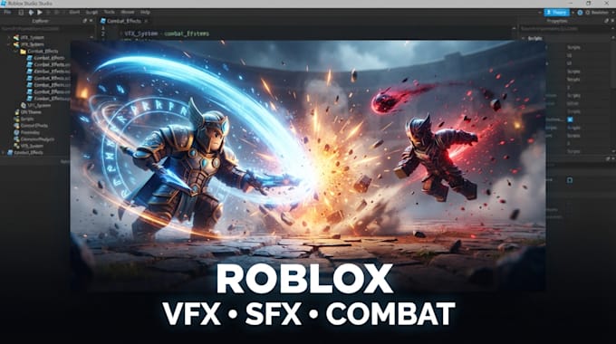 roblox combat system, roblox vfx, ability vfx, roblox full game scripting