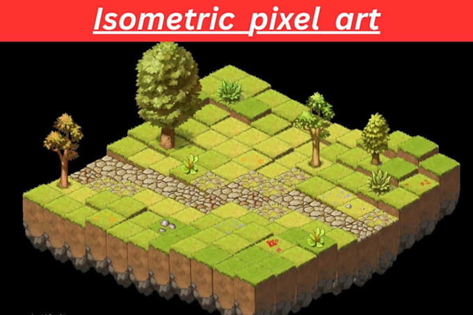 isometric pixel art tileset tilemap game assets pixel game art pixel environment